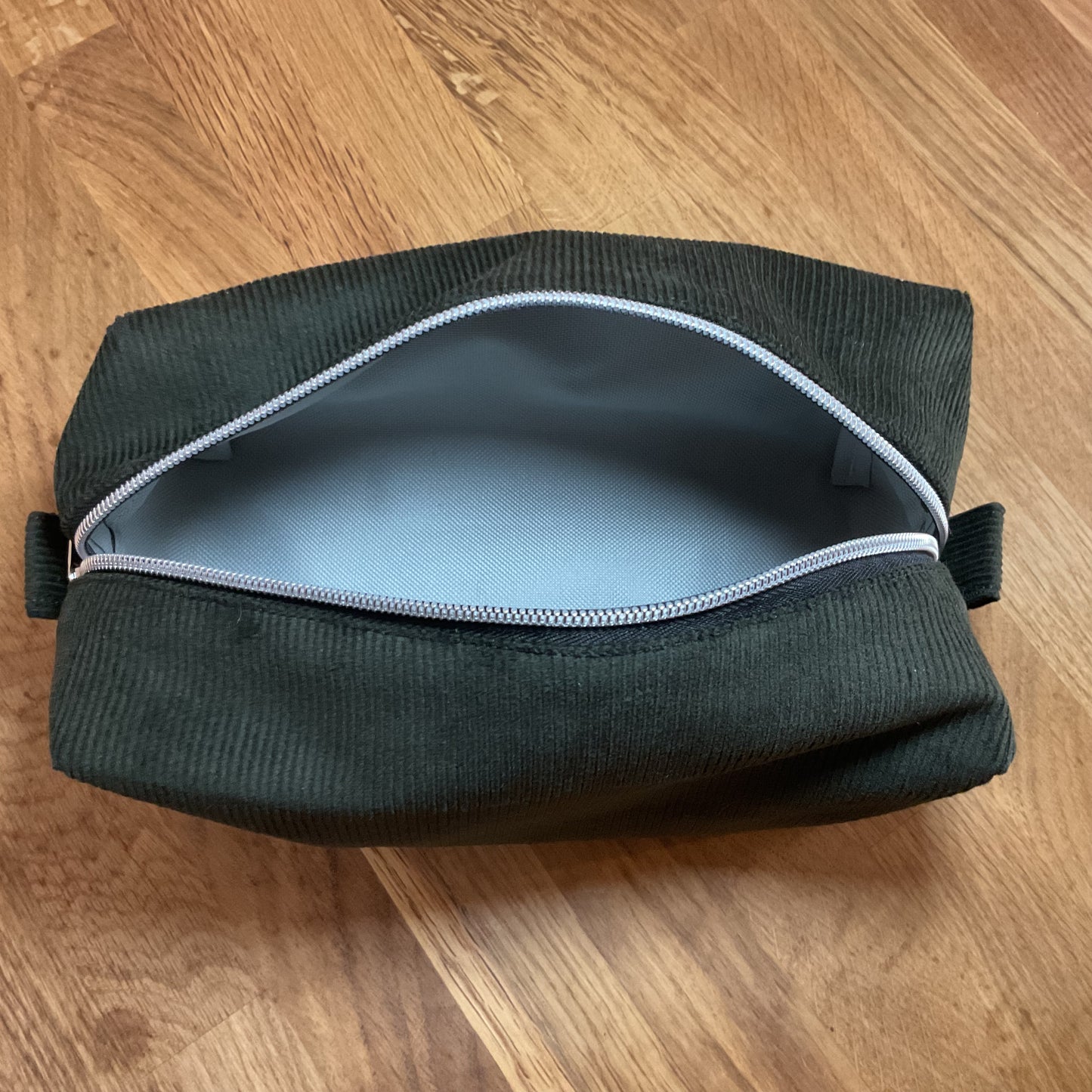 Green Cord Boxy Bag