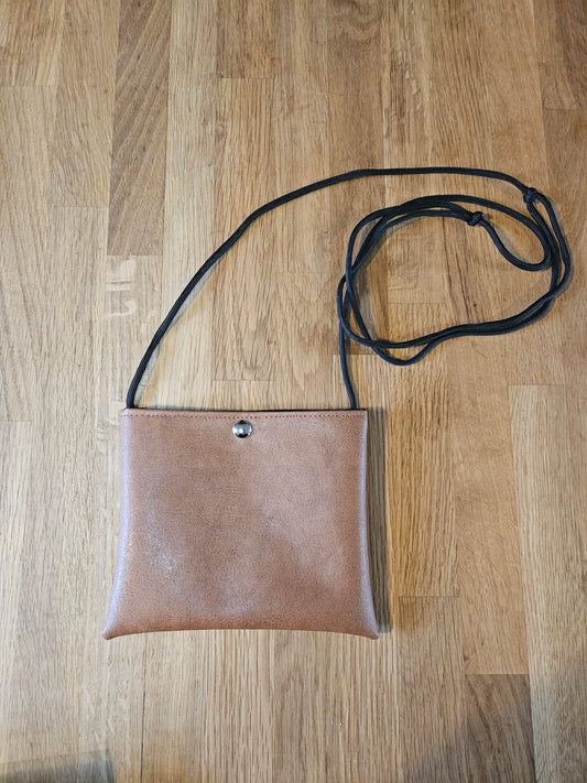 Brown Faux Leather Treat Bag