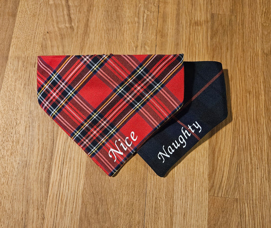 Naughty Nice Dog Bandana